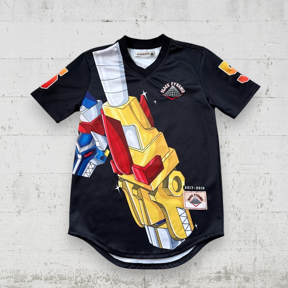 Black Pyramid Voltron #5 Baseball Jersey 2017-2018 Black Sz S